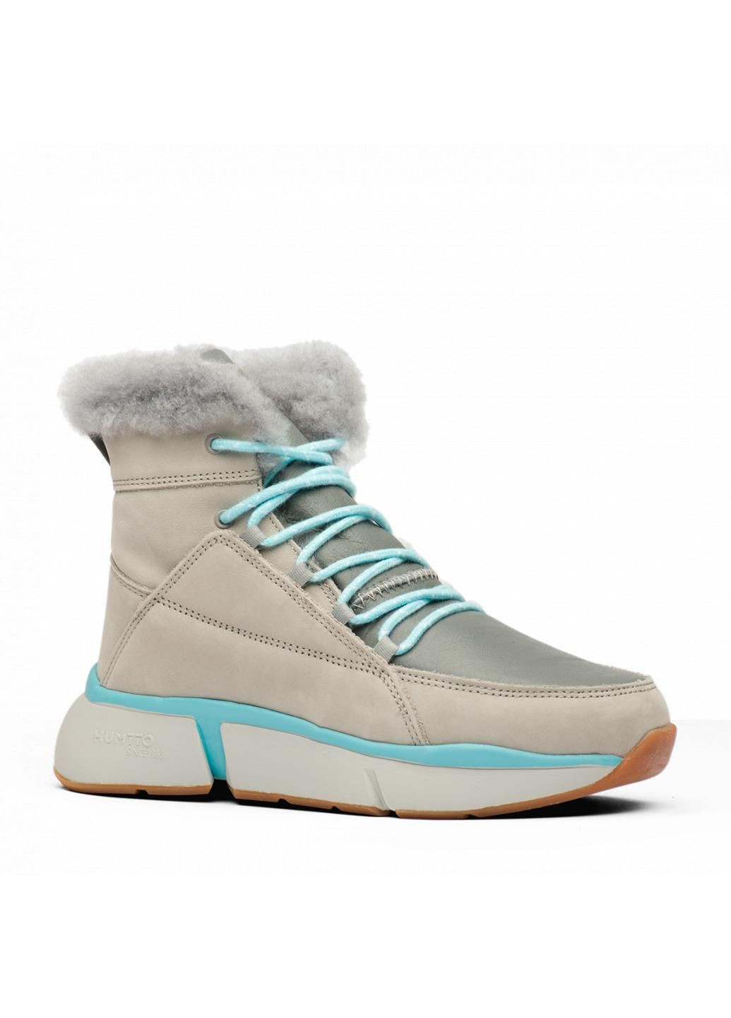 Зимние ботинки женские 520925b3 Humtto из искусственного нубука