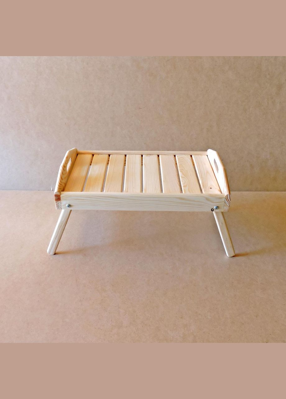 Столик-поднос для завтрака из дерева Аляска бланже (СТП-001701) No Brand (327846401)