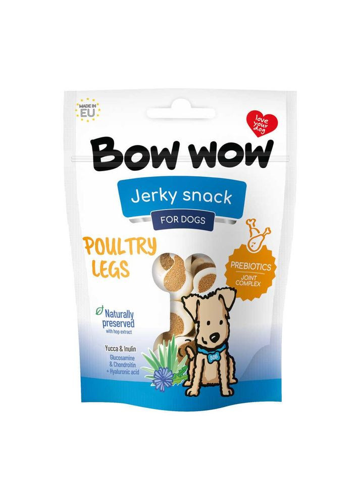 Лакомство для собак снеки с курицей 80 г (8595042686135) Bow wow (308976925)