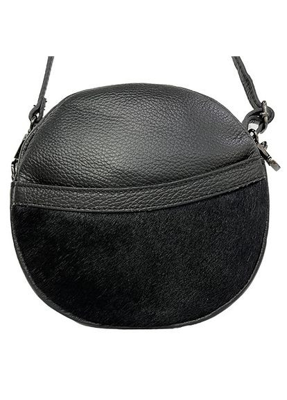 Сумка жіноча маленька чорна шкіряна італійська (Д/Ш/В) 20/4/20(см) Felicita (336377702)