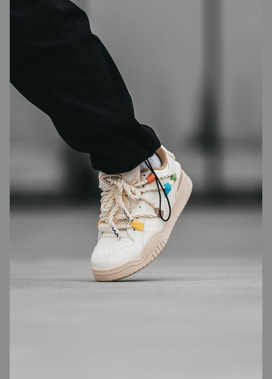 Кроссовки женские и мужские Cat & Sofa beige multicolor | Кэт & Софа бежевые No Brand бежевые всесезоны (315006142)