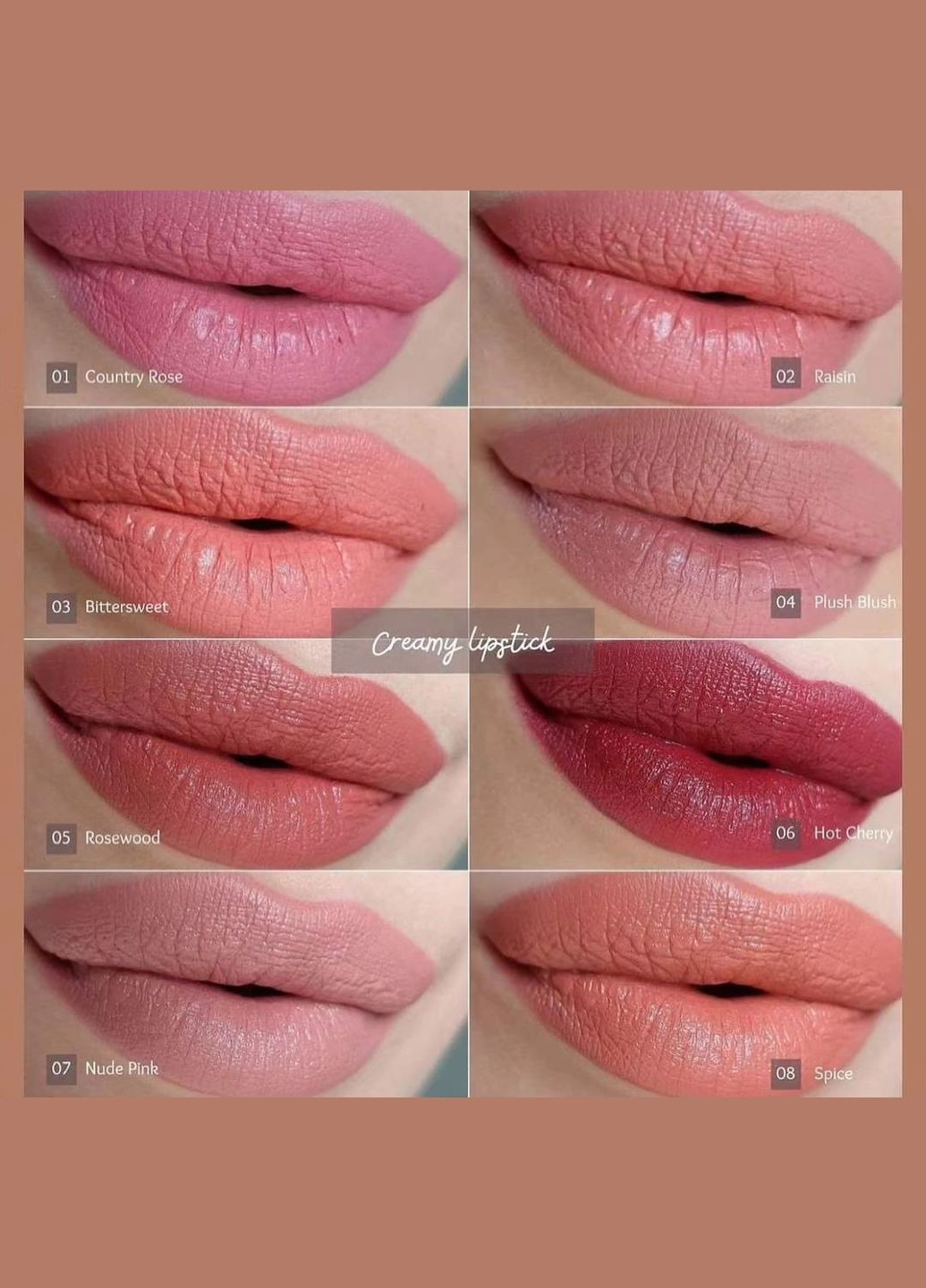 Кремова помада для губ 12 Paradise Pink 4 г Farmasi (295439971)