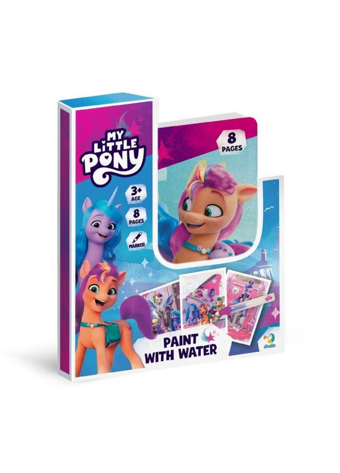 Водні розмальовки-розвивайки "My Little Pony" 200445, 8 сторінок DoDo Toys (342025747)