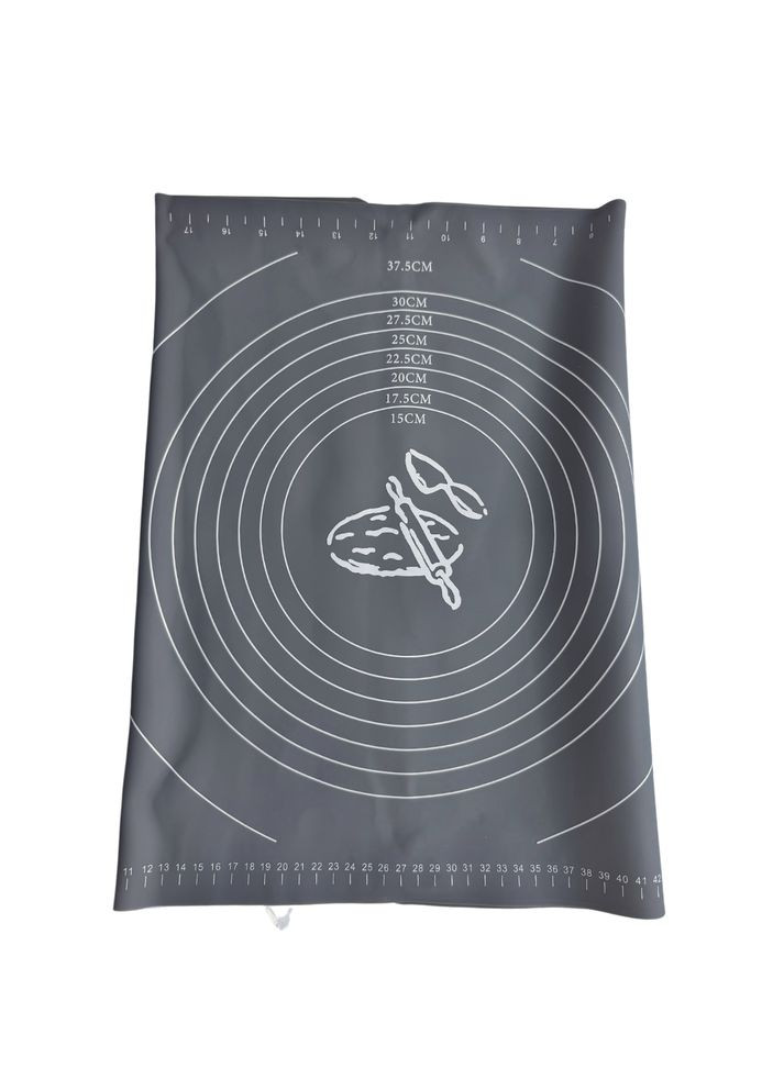 Коврик для раскатывания теста цвет в ассортименте силикон No Brand Коврик для раскатывания теста 65х45 см цвет в ассортименте силикон (320710932)