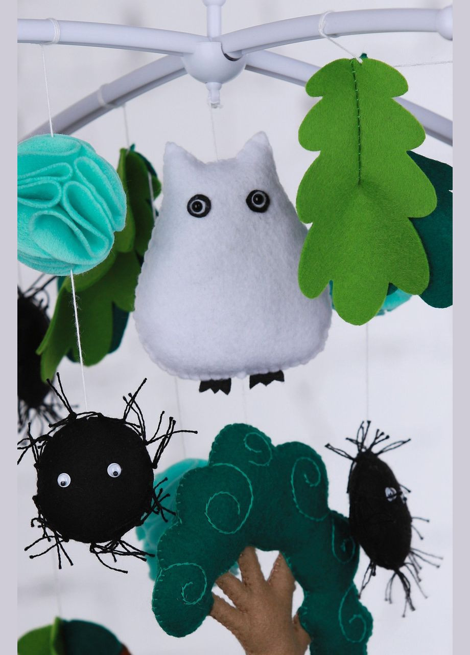 Детский мобиль на кроватку для младенцев WooolyWool «Тоторо» No Brand (342757964)
