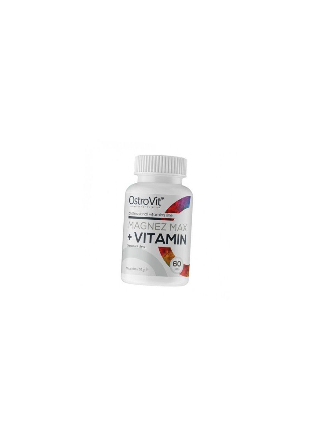 Комплекс Витаминов с Магнием, Magnez Max plus Vitamin, 60таб (36250038) Ostrovit (293255739)