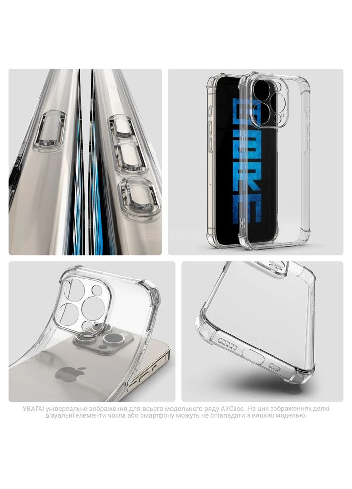 Чехол Air Force для Tecno Spark Go 3 4G Camera cover Clear Transparent (ARM91014) ArmorStandart (399513198)