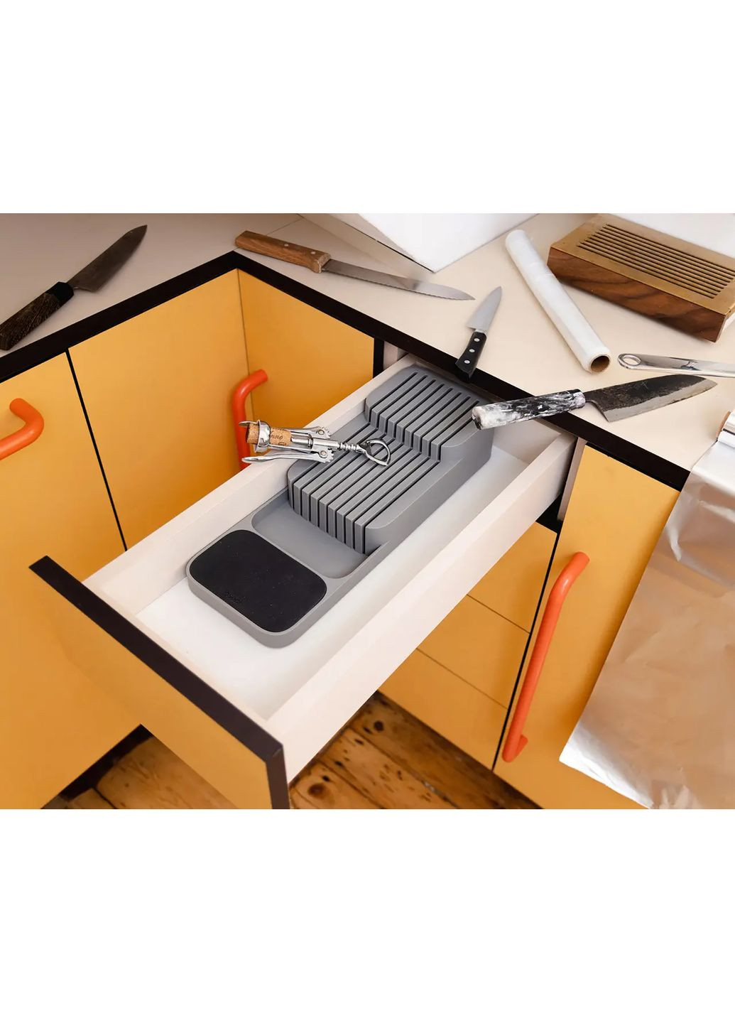 Кухонный органайзер для ножей DrawerStore 39.5х14 см Kitchen Master (279556024)