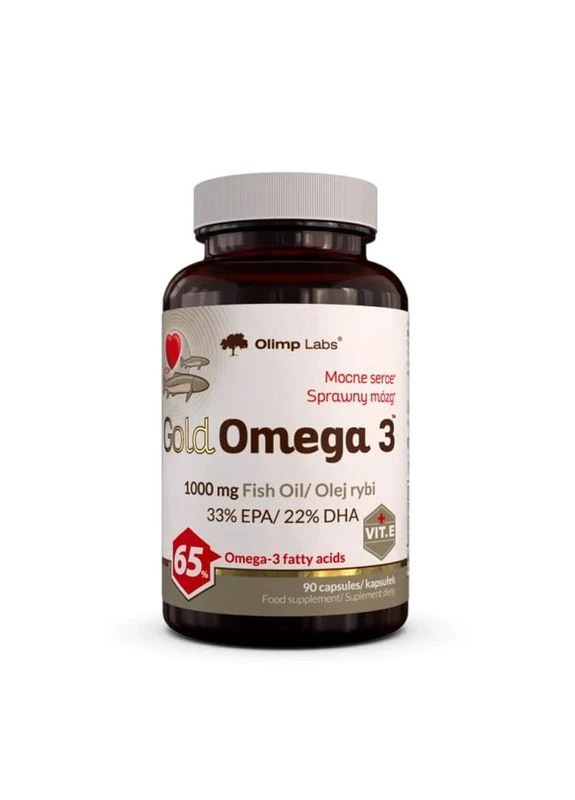 Омега-3 Gold Omega-3 65 % Jar 90 caps Olimp (322581791)