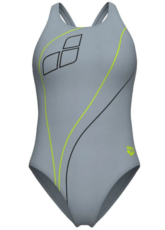 Комбинированный летний купальник trail swimsuit v back (009022-520) размер Arena