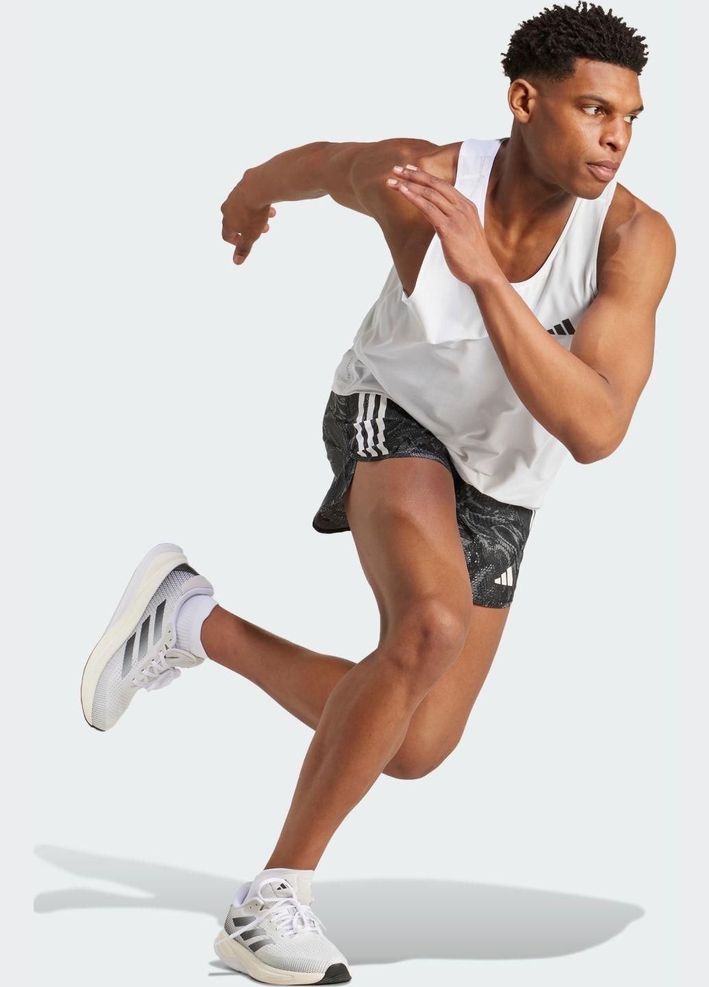 Шорты для бега Own the Run Excite Allover Print AEROREADY adidas (356454946)