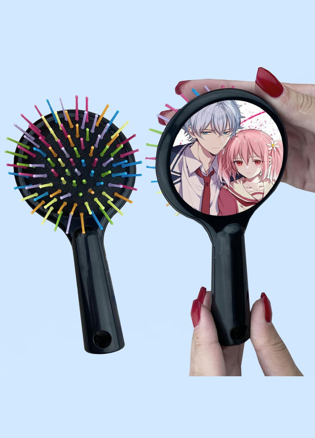 Гребінець для волосся Аніме Бездарна Нана #0017 чорний No Brand (315045831)