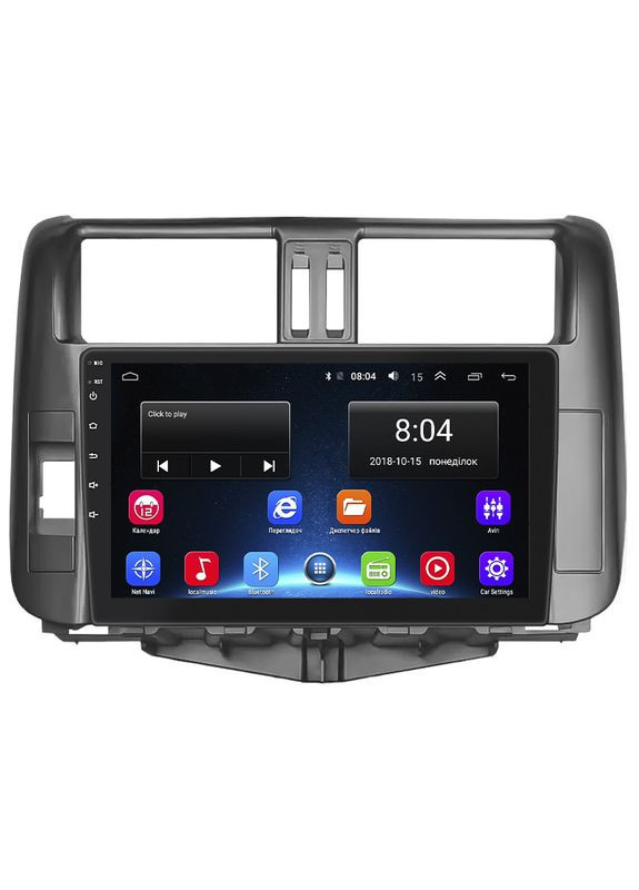 Штатна магнітола для Toyota Land Cruiser Prado 150 Series 2009-2013 екран 9" 2/32Gb Wi-Fi GPS Base 2 шт. Lesko (336194587)
