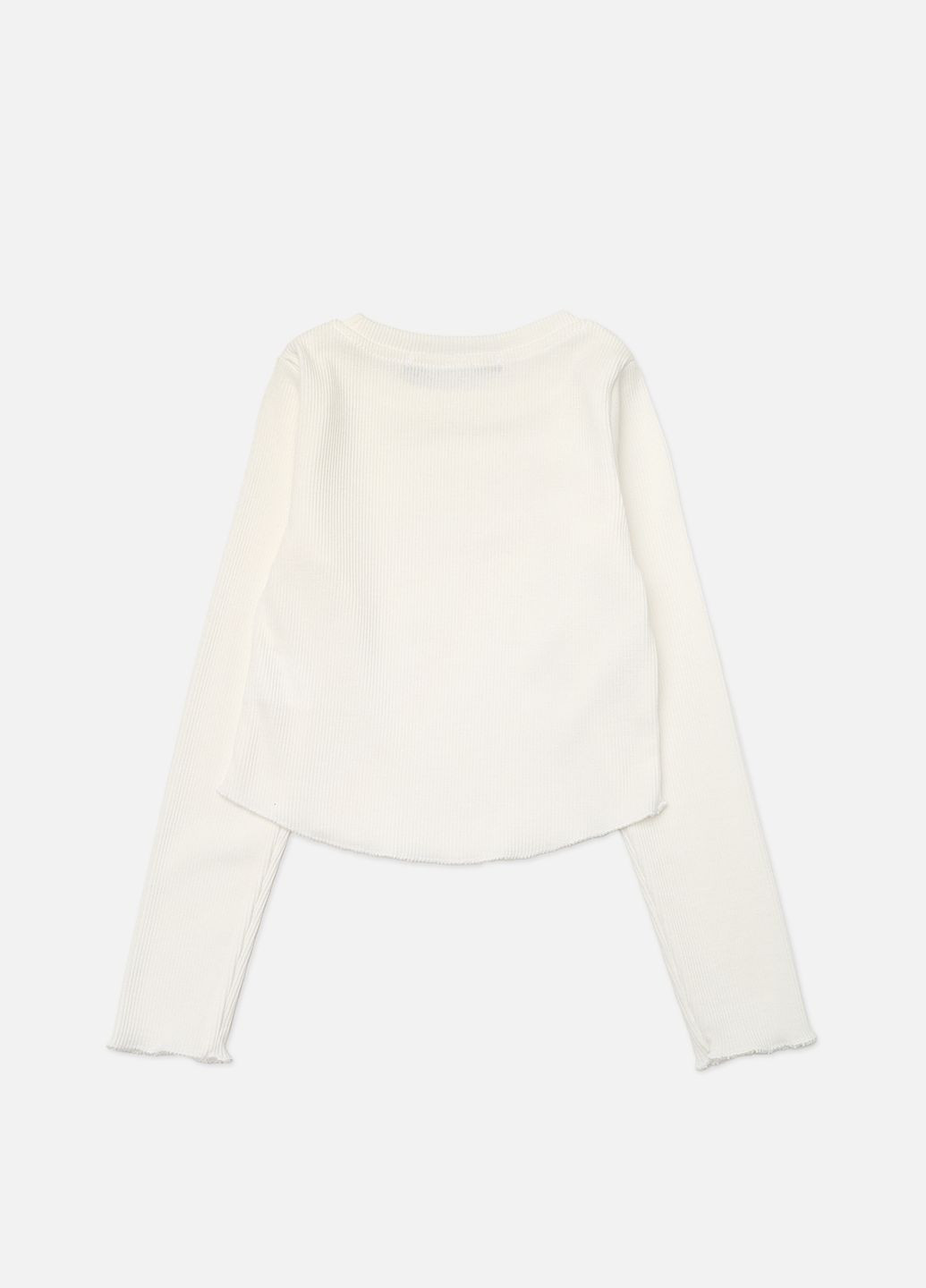 Футболка з довгим рукавом для дівчинки колір молочний CB-00272189 Yuki (325814594)