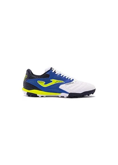 Белые сороконожки пвх бело-синие унисекс Joma