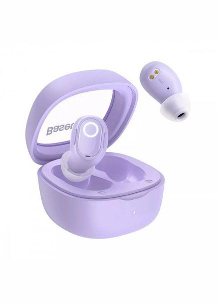 Бездротові навушники Bowie wm02+ NGTW280105 стереогарнітура в кейсі фіолетова Baseus (284120179)