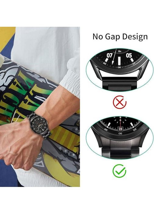 Браслет з нержавіючої сталі сумісний із Samsung Galaxy Watch 6/5/5 Pro/4 SSEIHI No Brand (354828855)