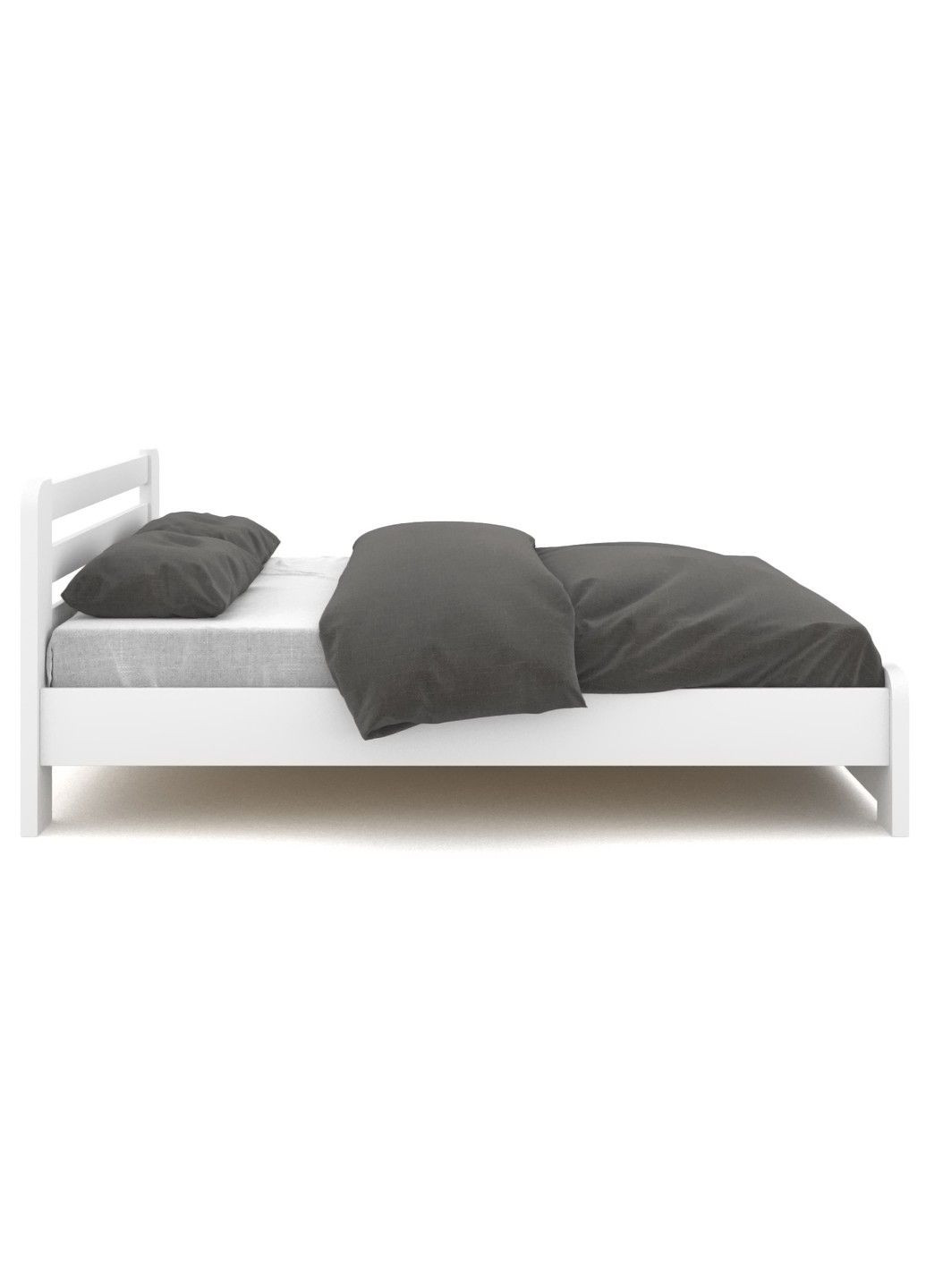 Кровать Монтана бук 120х200 белый Fagus (303724157)