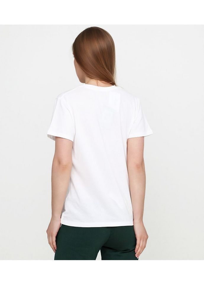 Біла всесезон футболка жіноча біла 425-24 з коротким рукавом Malta