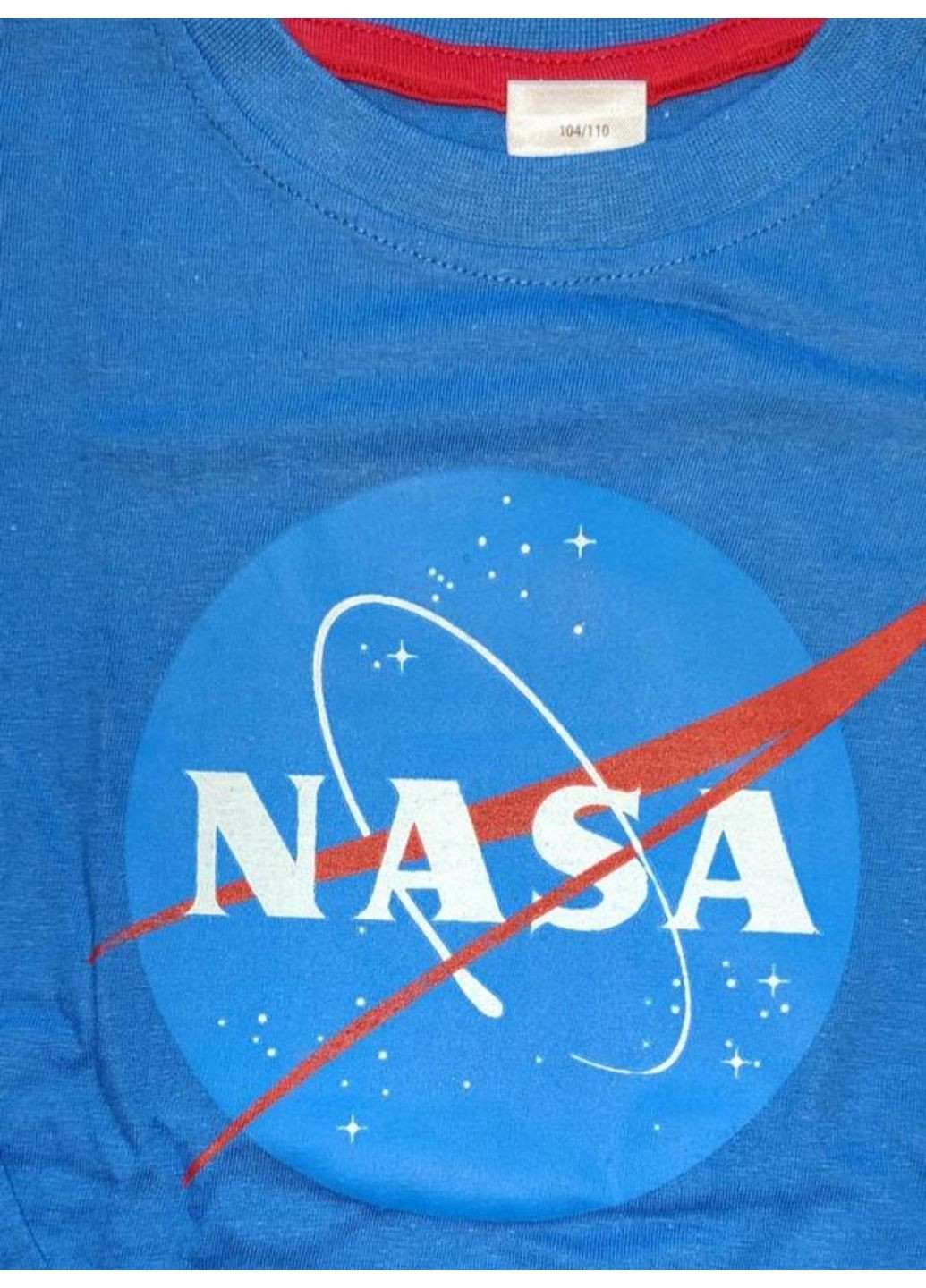 Синя всесезон дитяча піжама бавовняна, розмір 104-110, синій Nasa