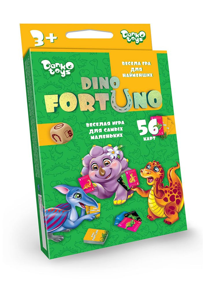 Развивающая настольная игра "Dino Fortuno" (32) Danko Toys (292709016)