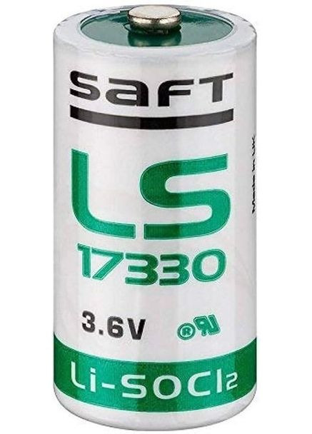 Батарейка литьевая LS17330 STD 2/3A 3.6V LiSOCl2 Saft (293346560)