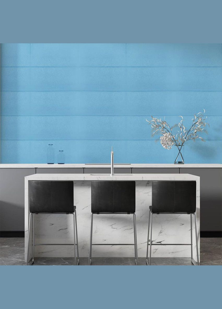 Самоклеюча 3D панель 700х600х5мм Блакитні блоки (367) SW-00001465 Sticker Wall (329896107)