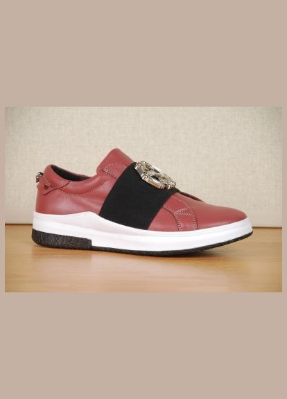 No Brand Туфлі бордовий з, — (366704565)