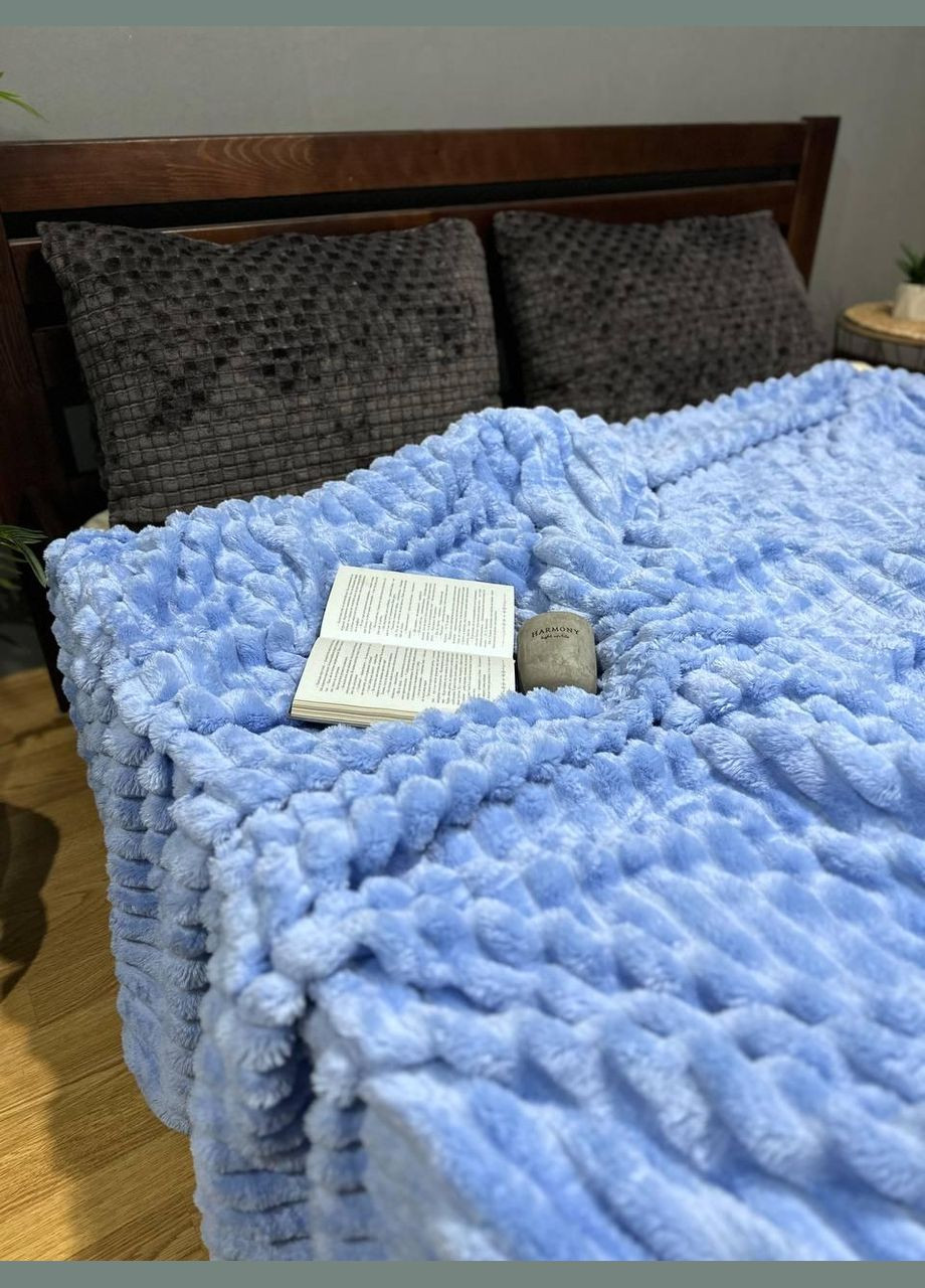 Плед королевский шарпей Двуспальный 180 х 220 см (П4К-post-sharp-max-002-22) No Brand (323160925)