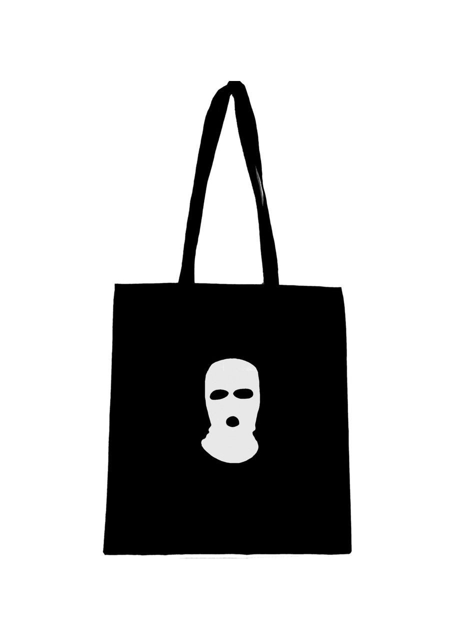 Эко сумка шопер с принтом "Балаклава" Handmade (292713957)