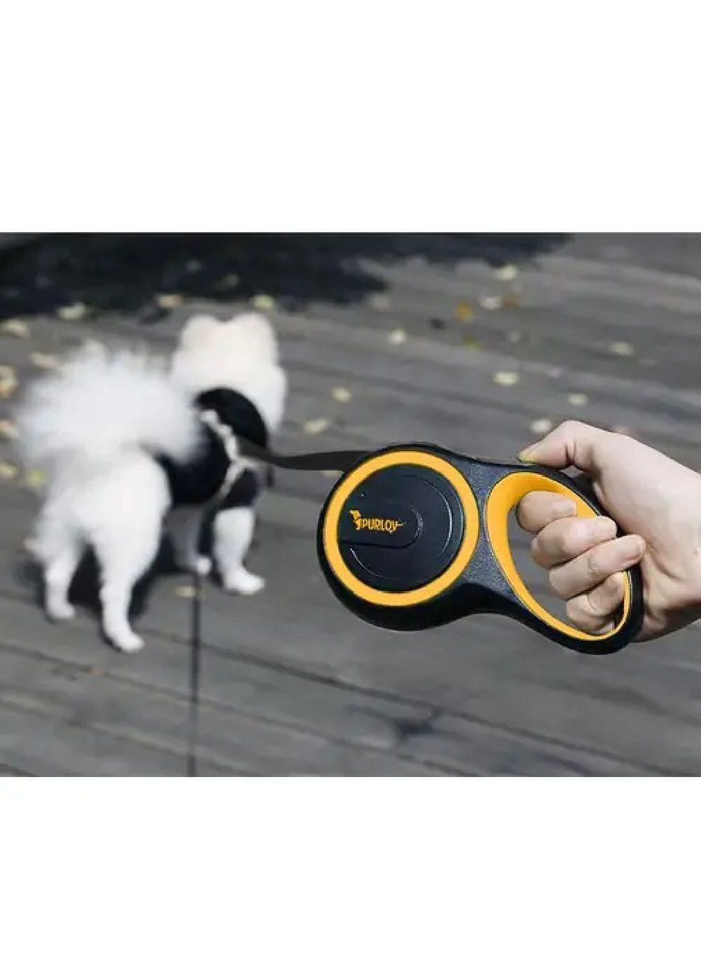 Автоматический поводок рулетка для собак с кнопкой блокировки металлическим карабином 8 м 21х11х4 см (476511-Prob) Unbranded (283250522)