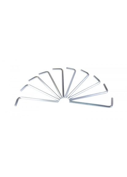 Ключ шестигранний GM CrV 7,0мм L36-142мм, 10шт (75-0007) Mastertool (317195543)