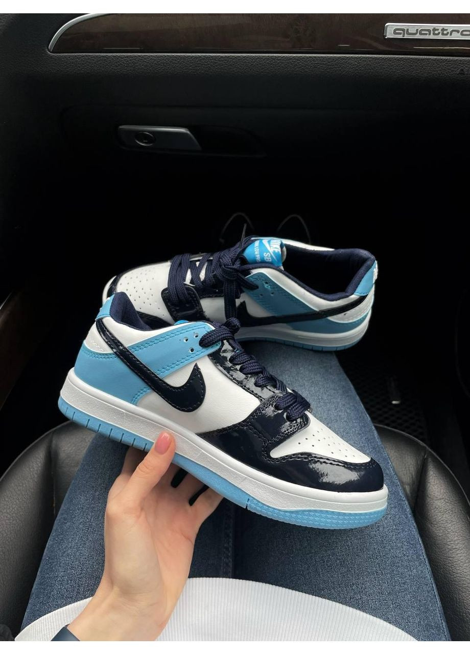 КРОСІВКИ ЖІНОЧІ NIKE SB DUNK BLUE НАЙК СБ ДАНК No Brand білі демісезони (368857799)