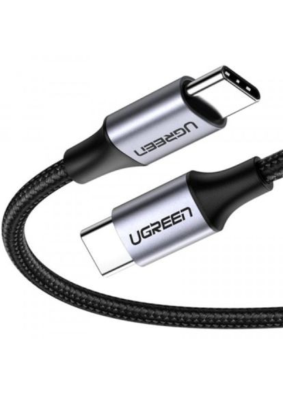 Кабель Ugreen usb-c to usb-c 2.0m us261 18w round cable nickel p (268140308)