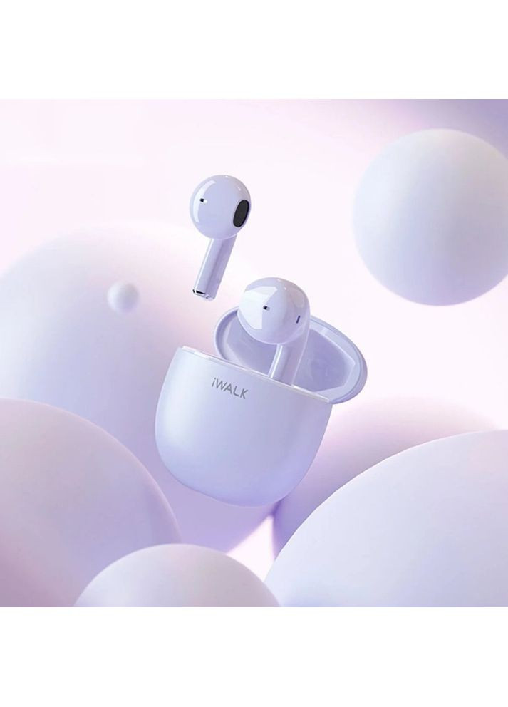 Наушники AmourDuo Candy фиолетовые (BTA006) iWALK (353497463)