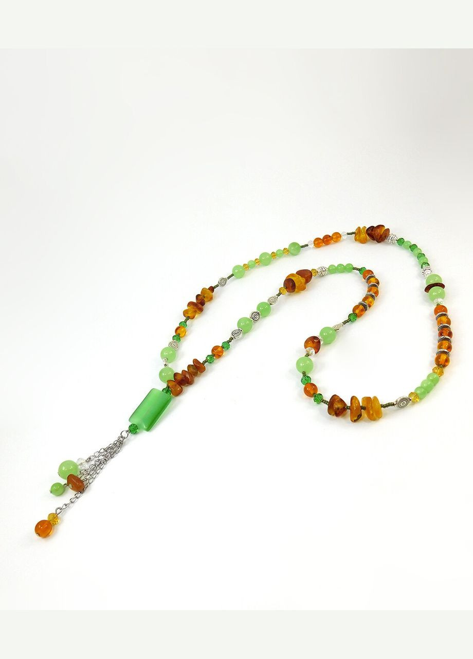 Намисто "Шакіра" Бурштин, Онікс, Котяче око Fursa fashion (322316537)