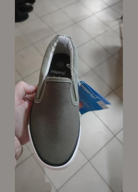 Сліпони текстильні для хлопчика LIDL 293315 хакі Pepperts (336481956)