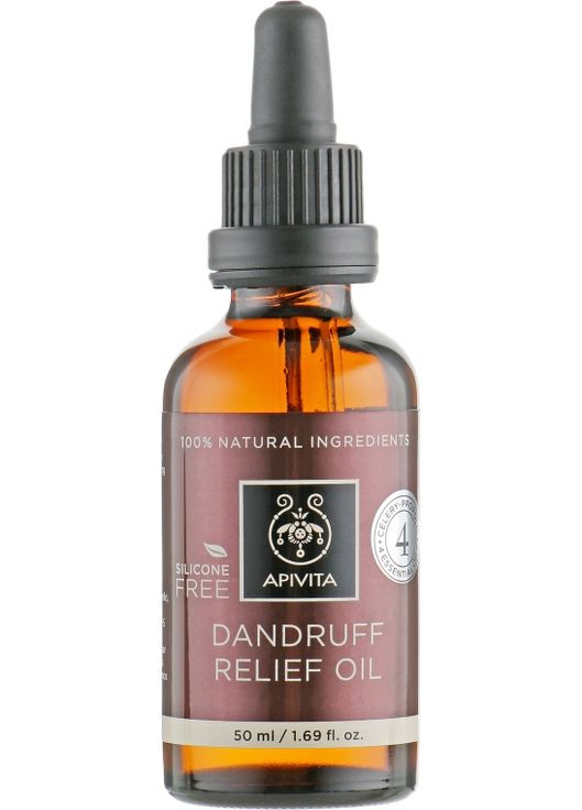 Олія для волосся від сухої та жирної лупи Hair Loss Dandruff Relief Oil 50ml (396551-31155541) Apivita (368649380)
