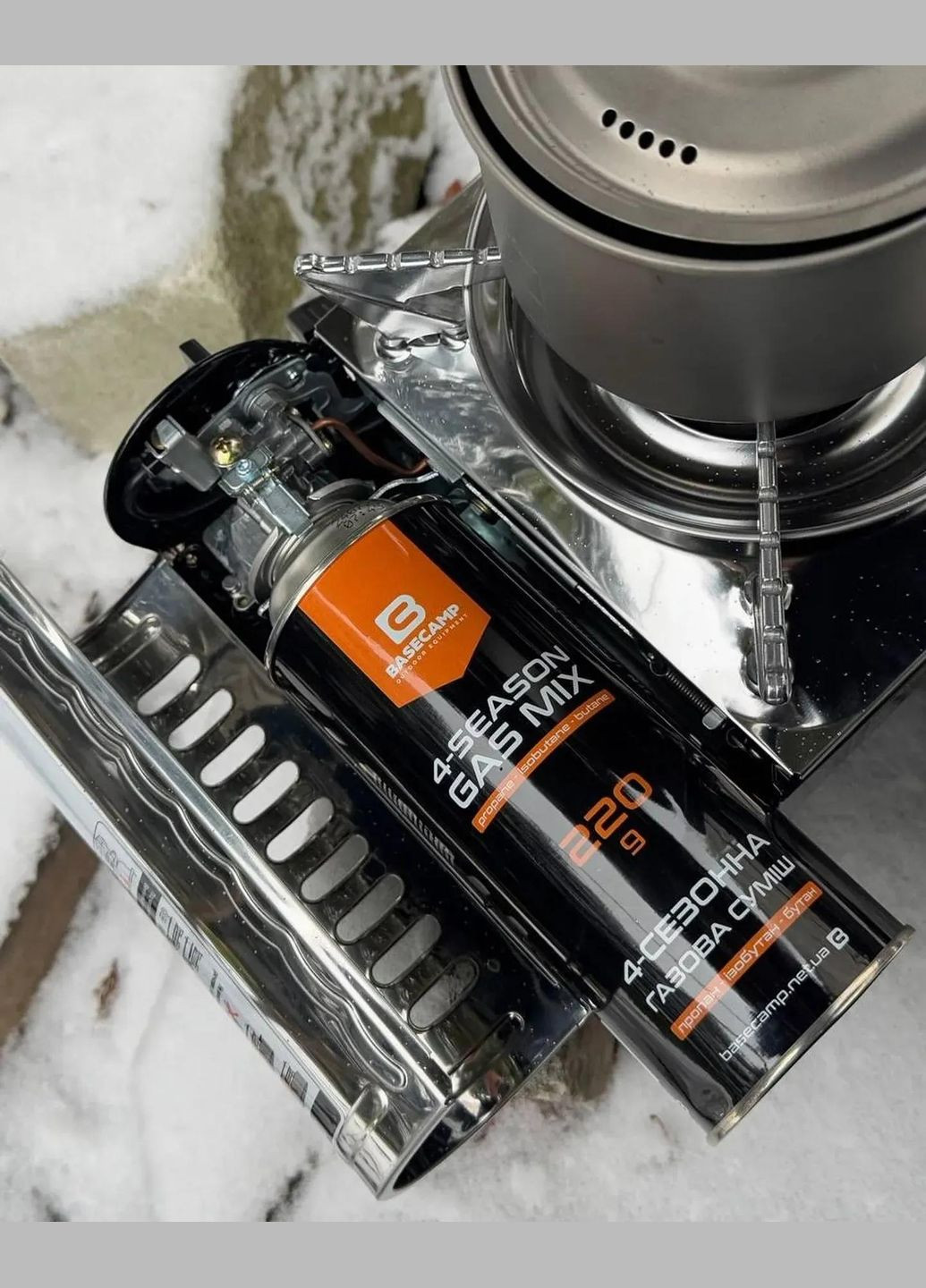 Газовий балон BaseCamp 4 Season Gas 220 г None (334671189)