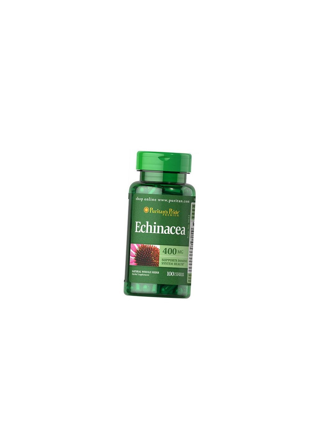 Эхинацея, Echinacea 400, Puritan's Pride 100капс (71367078) Puritans Pride (322726618)