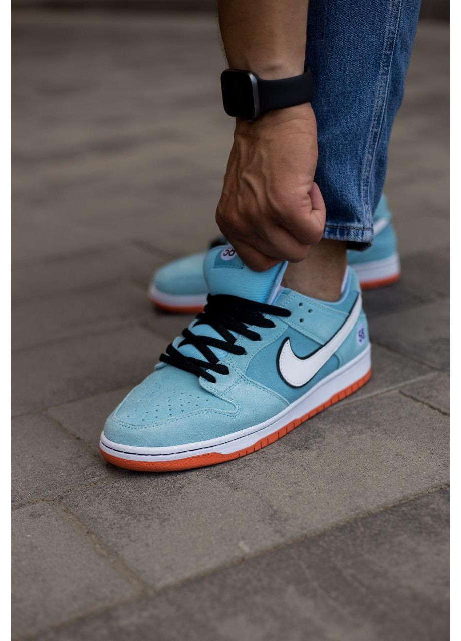 Белые демисезонные кроссовки мужские nike sb dunk low club 58 gulf найк сб данк No Brand