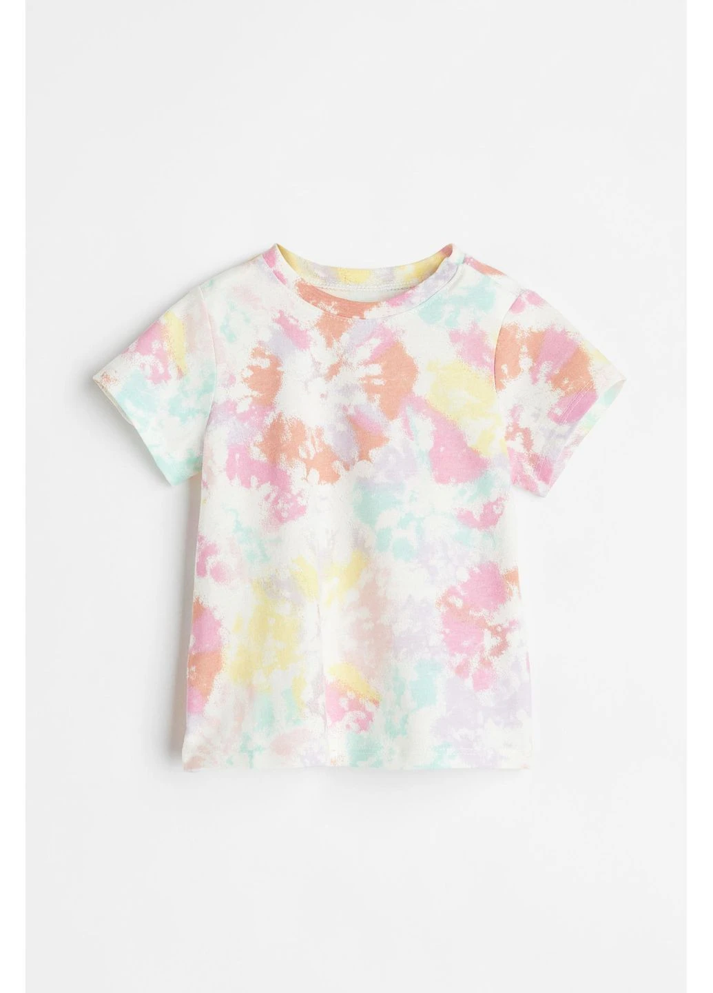 Белая футболка,белый-цветной, H&M