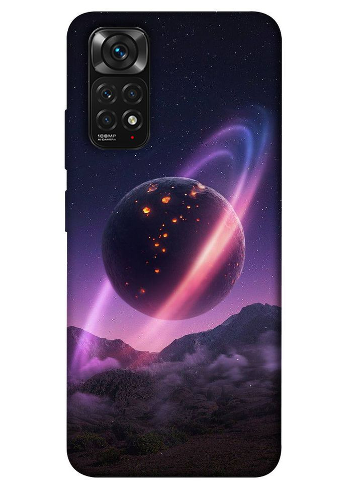 Чохол з принтом для Xiaomi Redmi Note 11 (Global), Note 11S для Ксьомі, ксіоміредмі ноті 11, ноті 11с Сатурн No Brand (339676703)