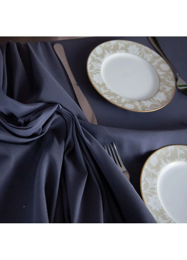 Скатерть Aquastop С-04190_29825 140х180 см темно-серая ТЕП (362115178)