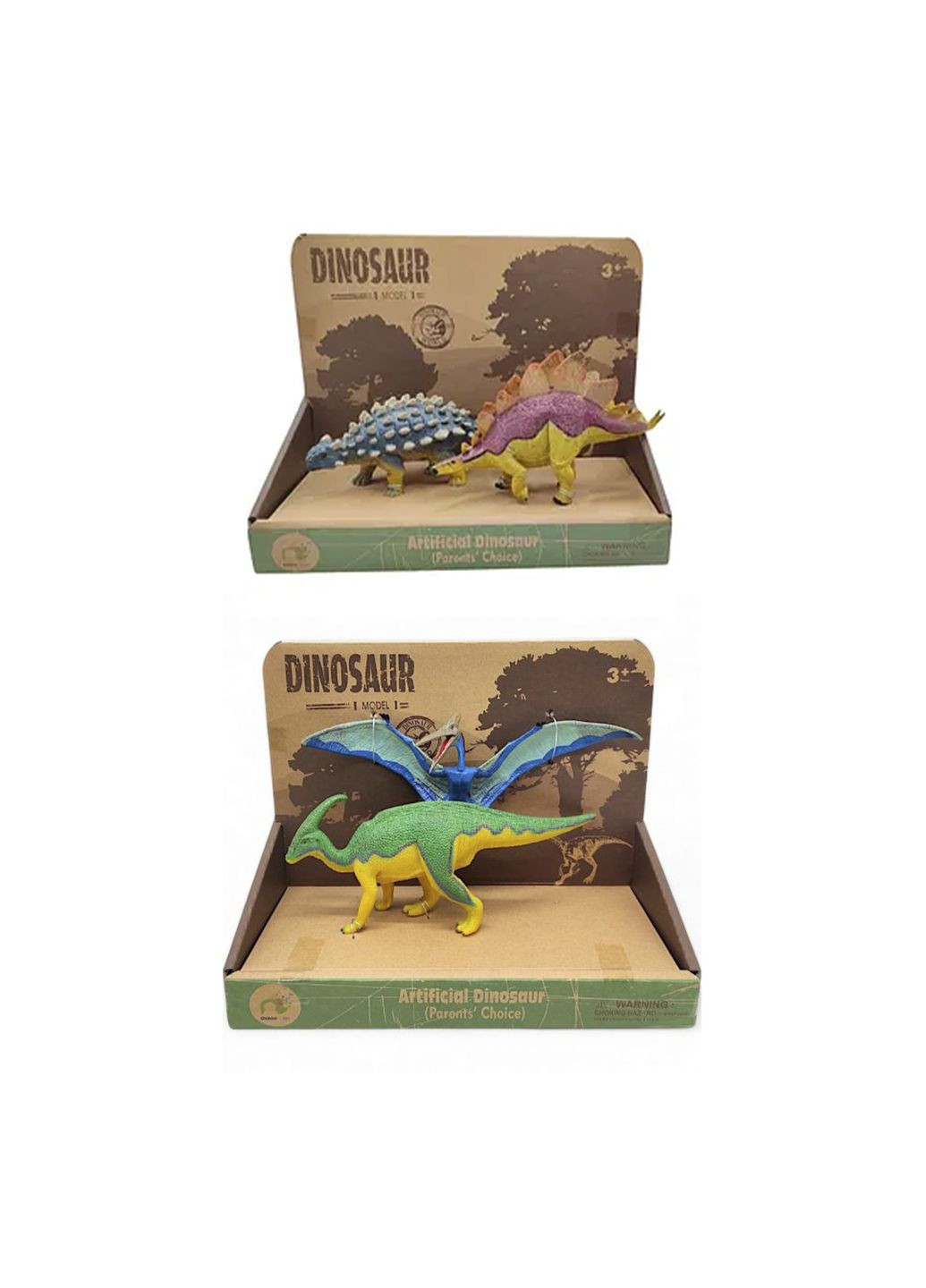 Набор игрушечных динозавров цвет разноцветный ЦБ-00271709 No Brand (317323253)