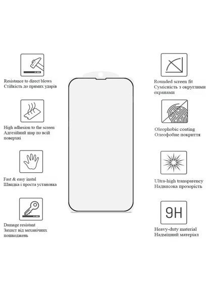 Стекло защитное Ceramics Xiaomi Redmi Note 13/Poco X6 Pro/Poco X6 5G Poco M6 Pro 4G (595968) Drobak Ceramics Xiaomi Redmi Note 13 / Poco X6 Pro / Poco (366657426)