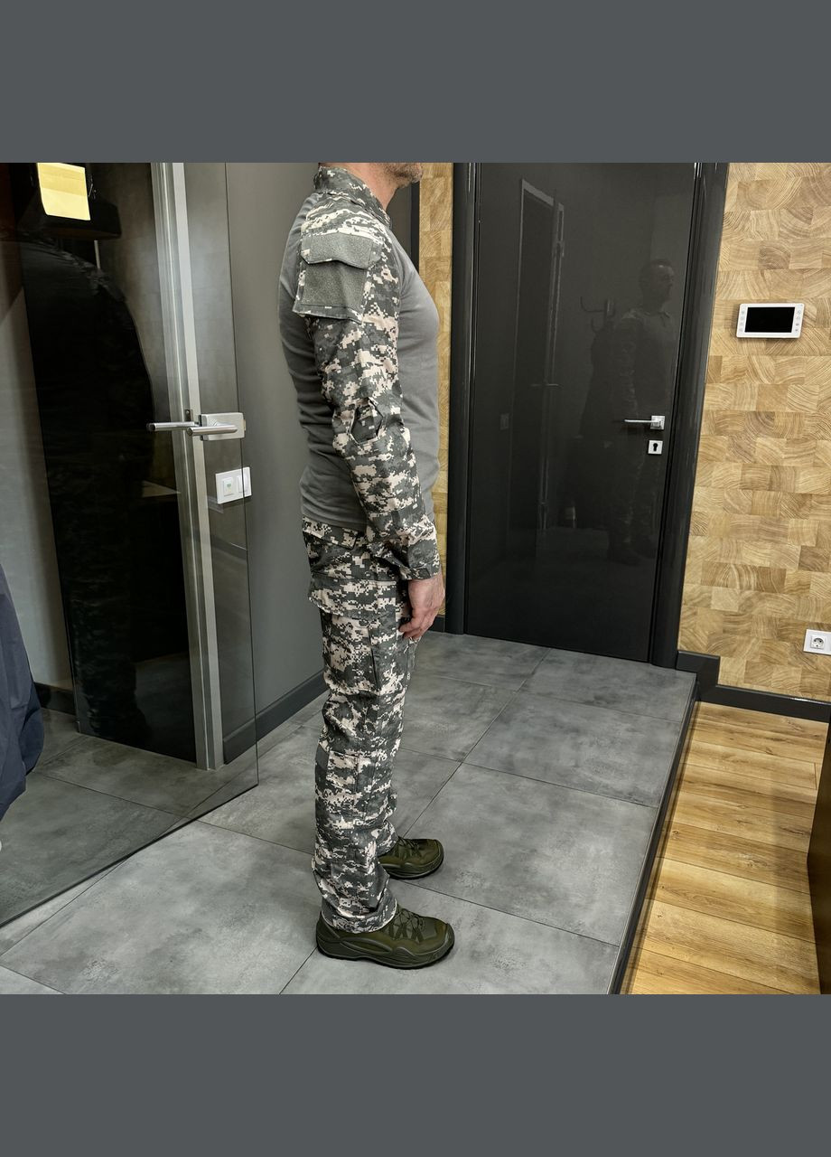 Боевая рубашка Убакс, пиксель НАТО, коттон (хлопок), размер, Combat, тактическая рубашка Убакс Yakeda (362602032)