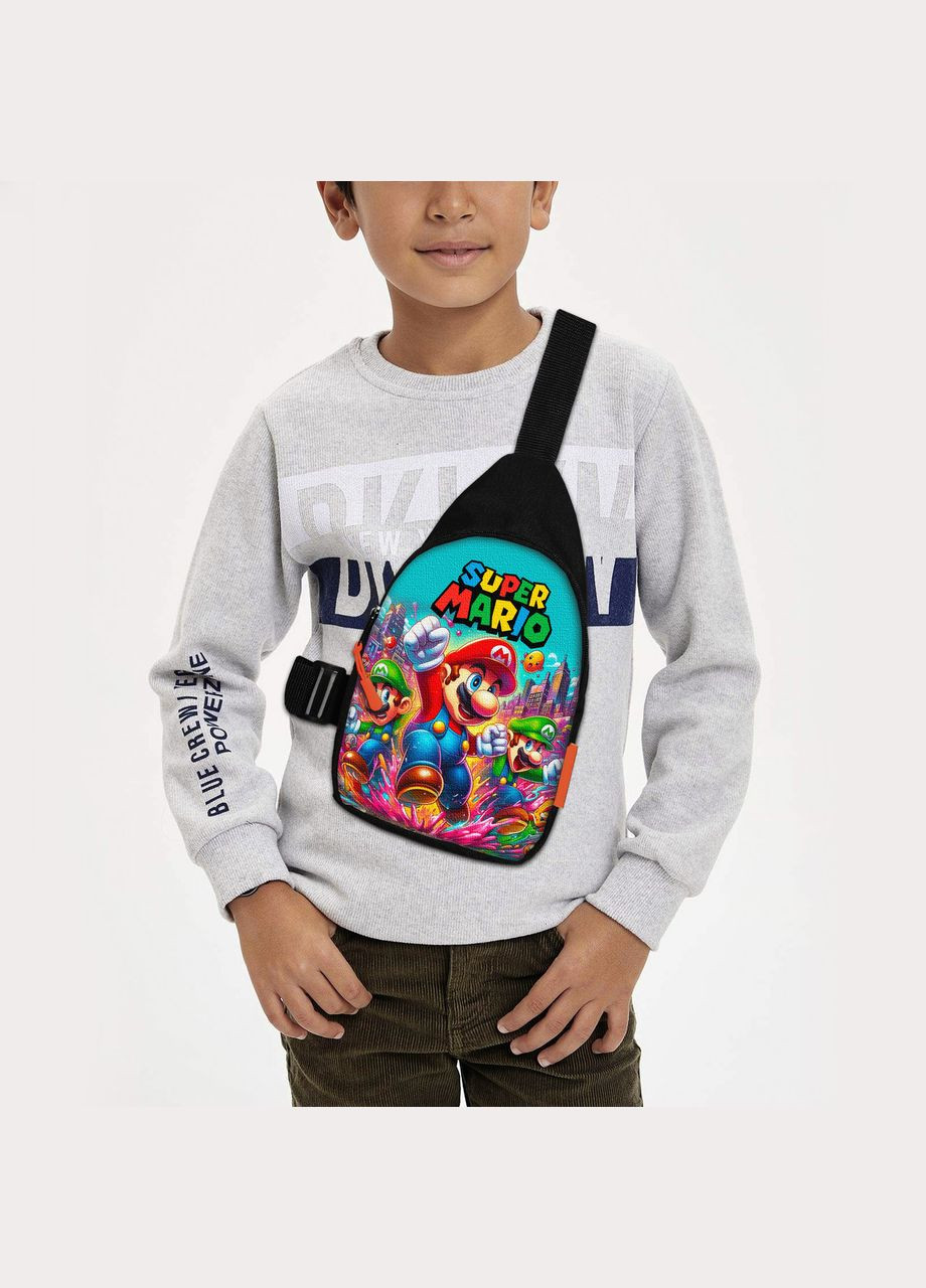 Сумка через плечо детская Супер Марио 29х17 см сумка слинг для мальчика (2499) No Brand (336767751)