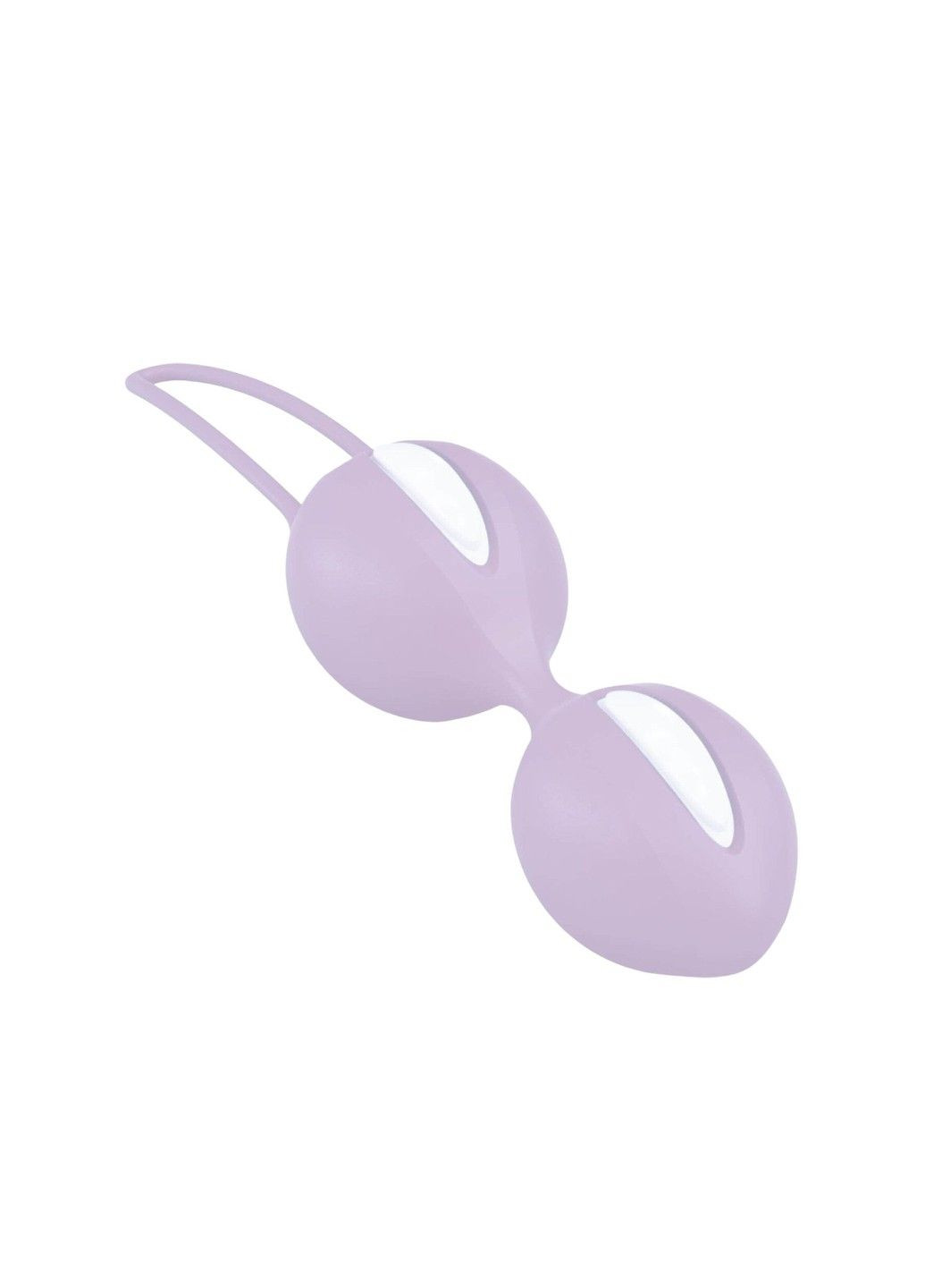 Вагінальні кульки SMARTBALLS DUO, бузково-білі, 2 шт, діаметр 3,2 та 3,6 см Fun Factory (334000935)