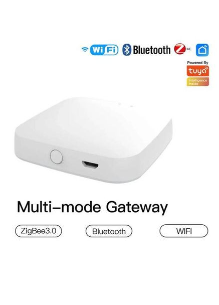 Мультишлюз для розумного будинку MHUB-WQ-MS підтримка протоколів ZigBee | Wi-Fi | Bluetooth MOES (367954232)